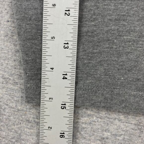 Wild Fable Blouse Womens Small Gray Cropped Short Sleeve Stretch Tee - Picture 7 of 8